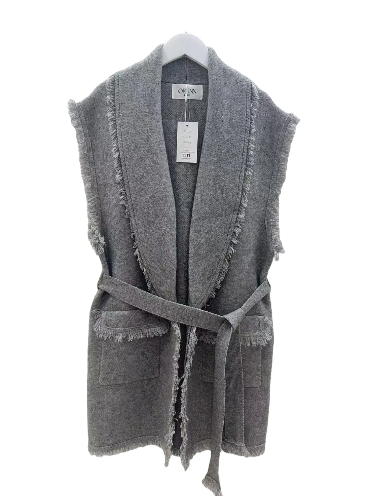 Gilet Carla Uni sans manche