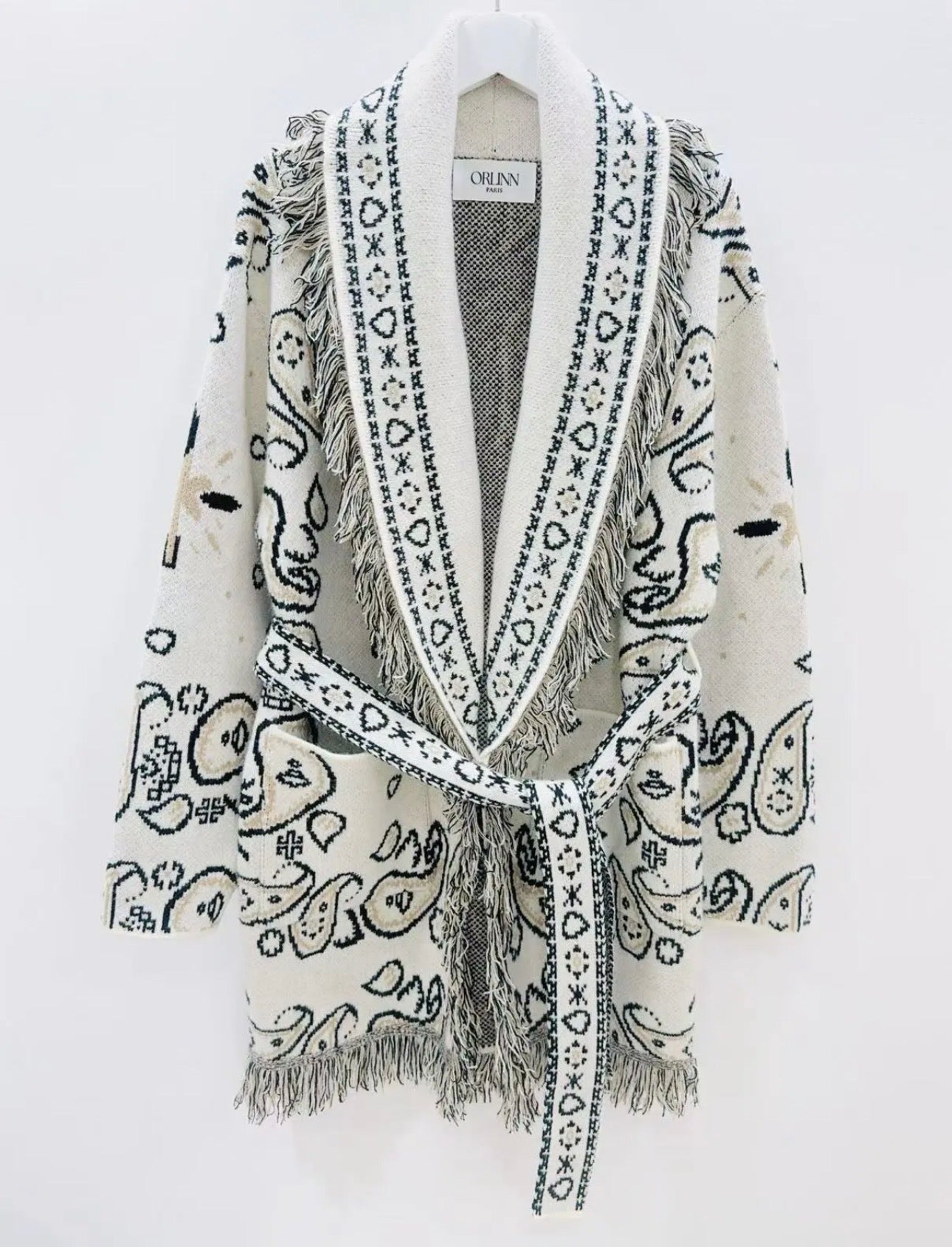 Gilet Maya – Motif bandana à franges