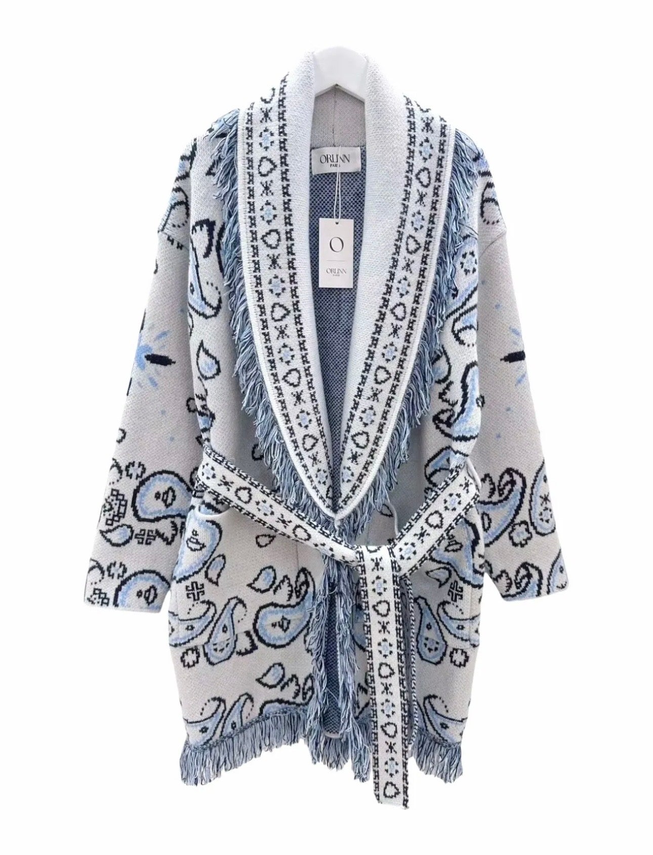 Gilet Maya – Motif bandana à franges